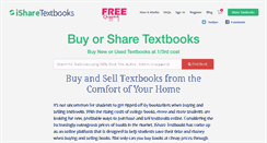 Desktop Screenshot of isharetextbooks.com